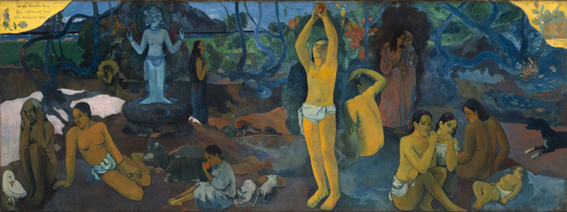 P. Gauguin (1887). D'on venim? Qui som? On anem? Museu de Belles Arts de Boston, Boston.