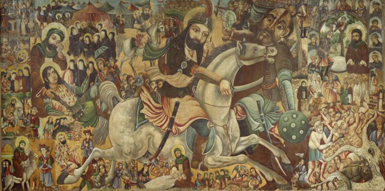 Figura 1. La batalla de Karbala, de Abbas Al-Musavi, Museo de Brooklyn.