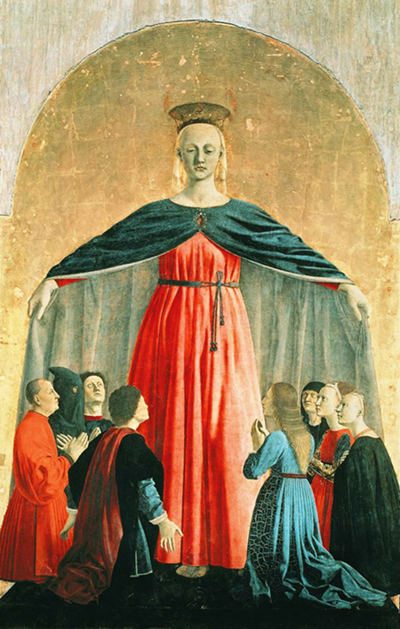 Figura 3. Políptico de la Misericordia, Piero de la Francesca (1460-1462).